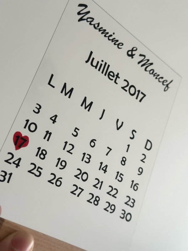 Plexi Calendrier – Image 2