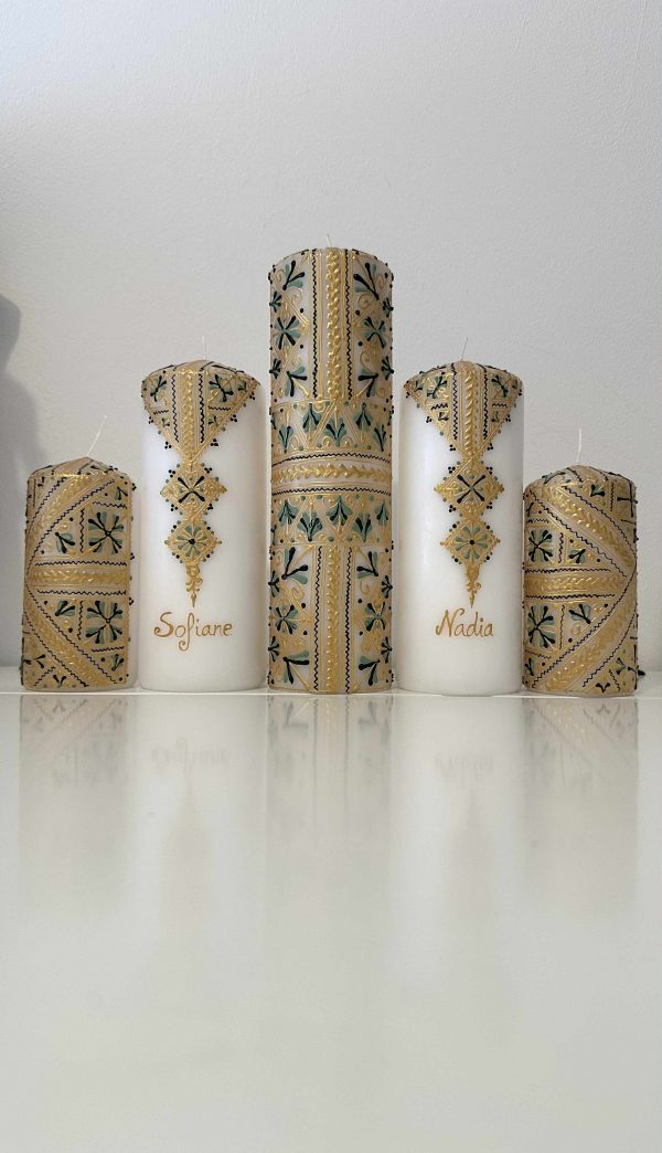 coffret bougies fessi coloré